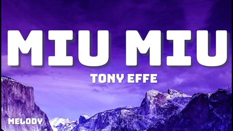 miu miu tony|Tony Effe – MIU MIU Lyrics .